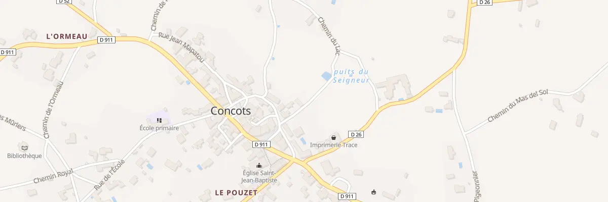 Plan du 5232 Le Bourg à Concots