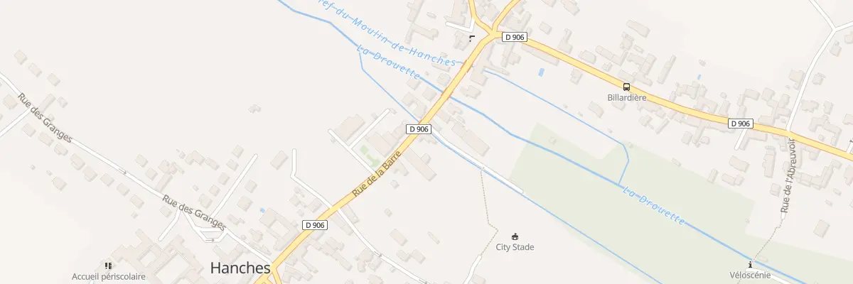 Plan du 5 Rue de la Barre à Hanches