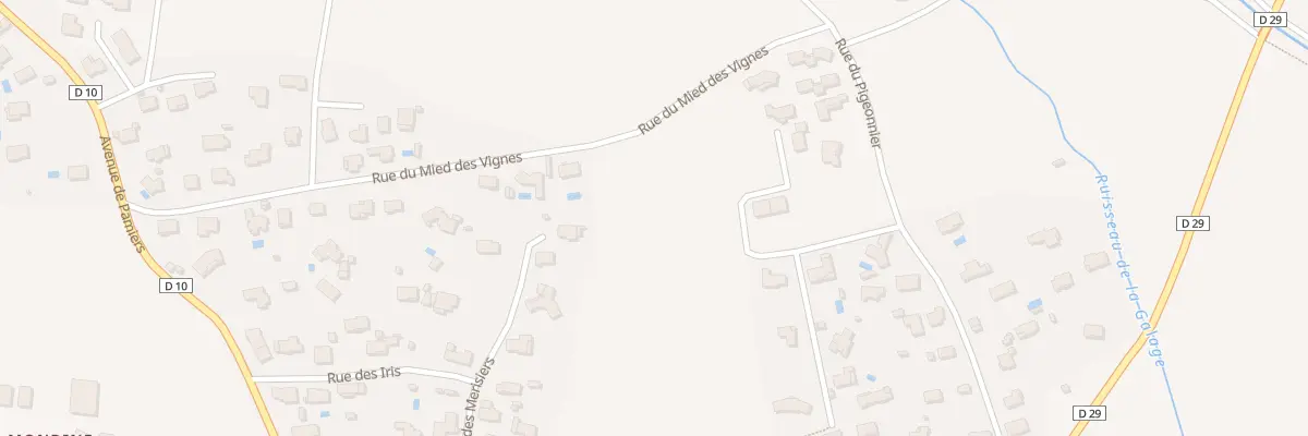 Plan du 2T Rue de la Vigne à Verniolle