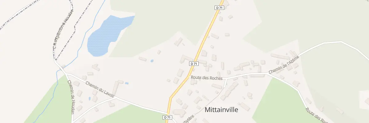 Plan du 17 Rte Departementale 71 à Mittainville