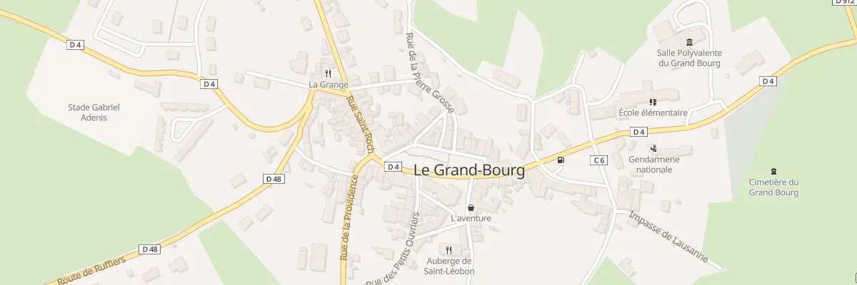 Plan du 20 Pl des Tilleuls au Grand-Bourg
