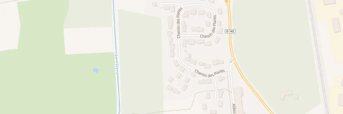 Plan du 35 Che des Plantis à Verton