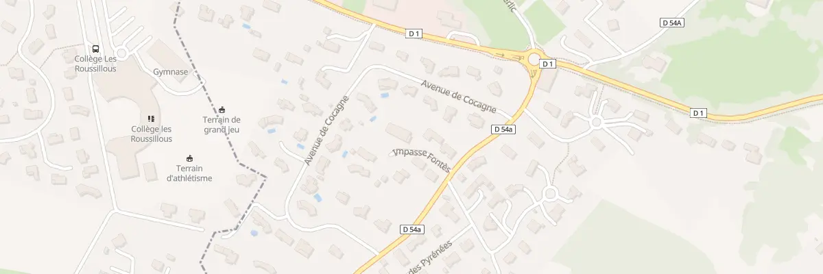 Plan du 30 Fontes à Lanta