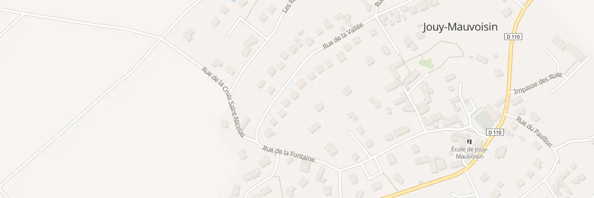 Plan du 75 Rue de la Vallée à Jouy-Mauvoisin