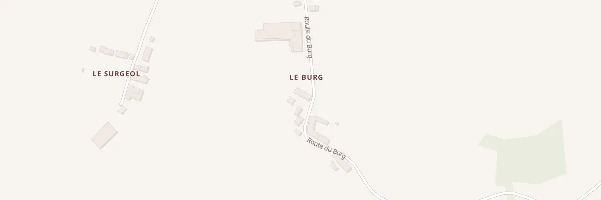 Plan du 5238 Le Burg à Meilhards