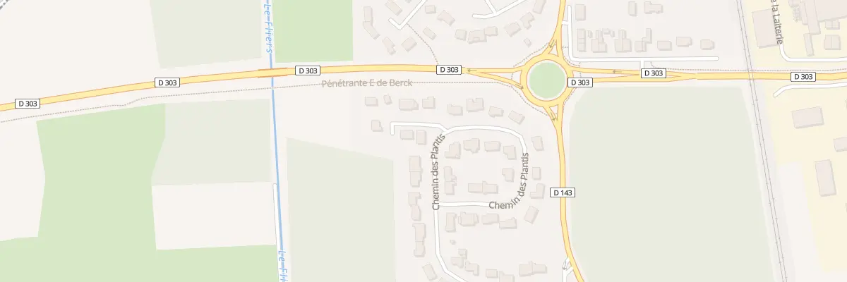 Plan du 47 Che des Plantis à Verton