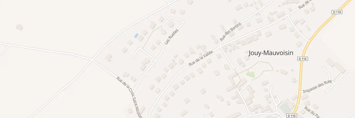 Plan du 50 Rue de la Vallée à Jouy-Mauvoisin
