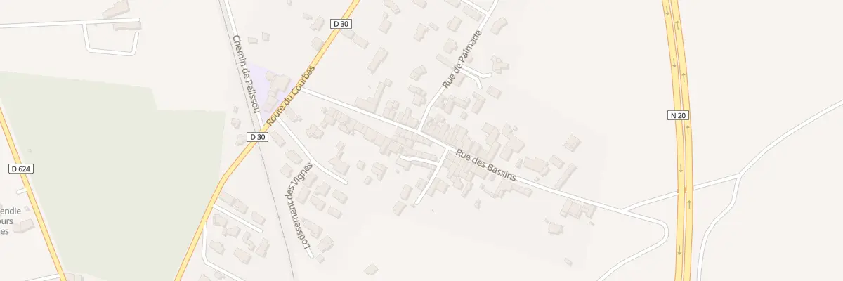 Plan du 26 Rue des Bassins à Varilhes