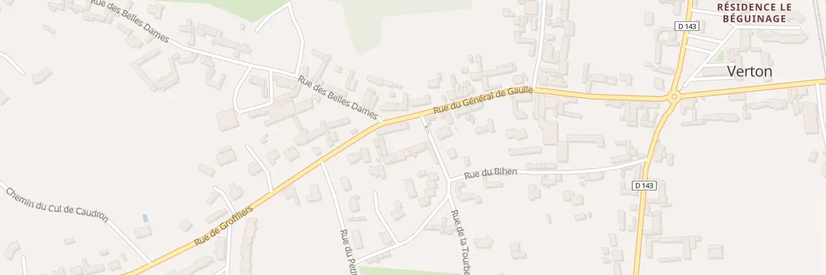 Plan du 41 Rue du Gal de Gaulle à Verton