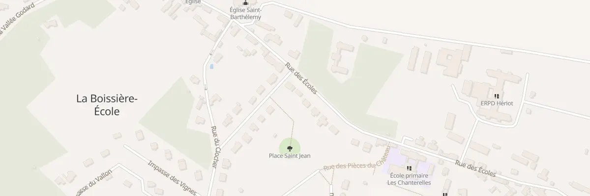 Plan du 37 Rue des Ecoles à La Boissière-École