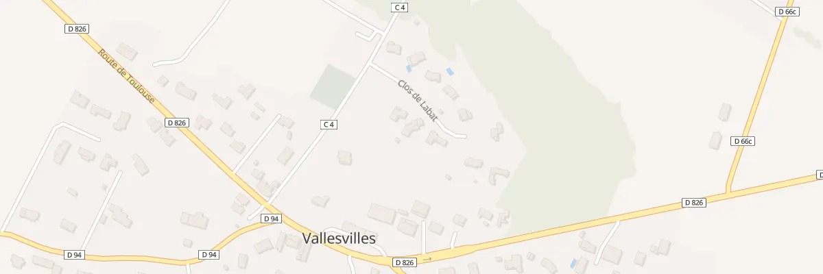 Plan du 10 Clos de Labat à Vallesvilles