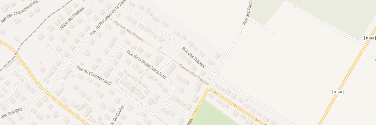 Plan du 18 Rue des Travers à Hanches
