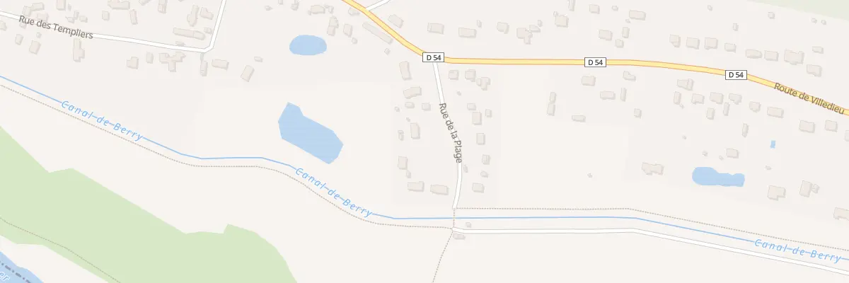 Plan du 4 Rue de la Plage à Gièvres
