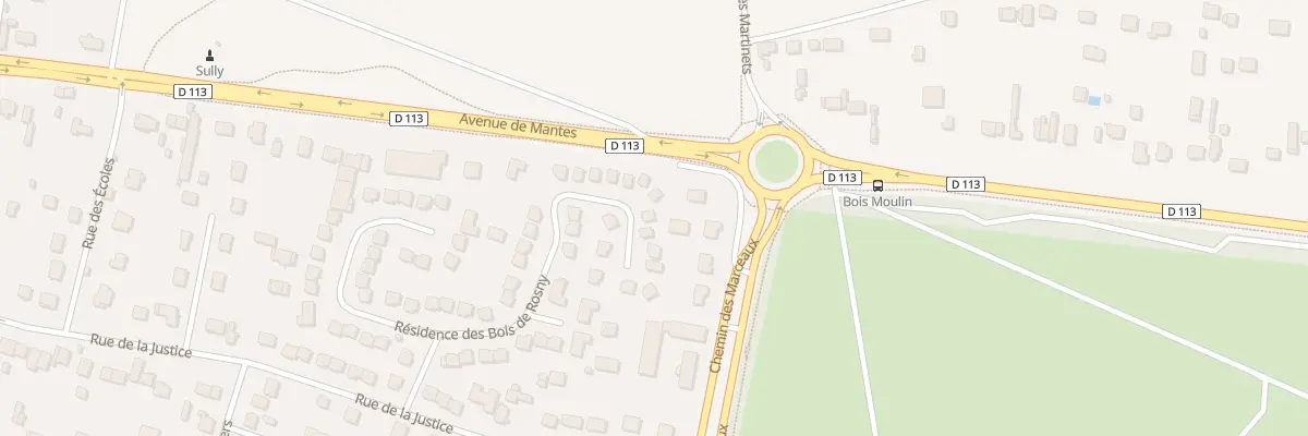 Plan du 55B Rue des Bois de Rosny à Rosny-sur-Seine