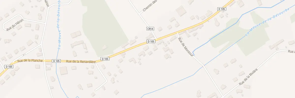 Plan du 344 Rue de la Renardière à Baccon
