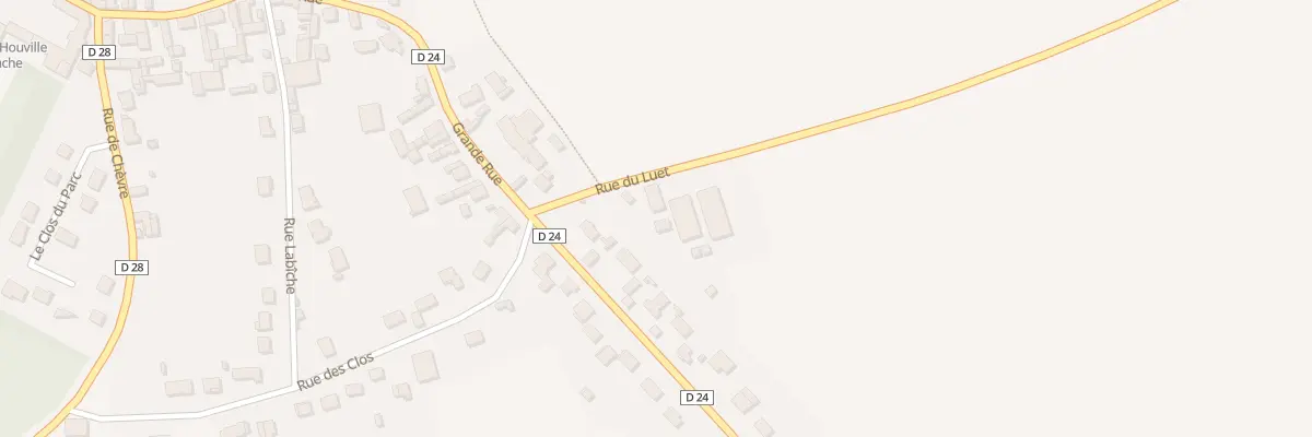 Plan du 2 Rue du Luet à Houville-la-Branche