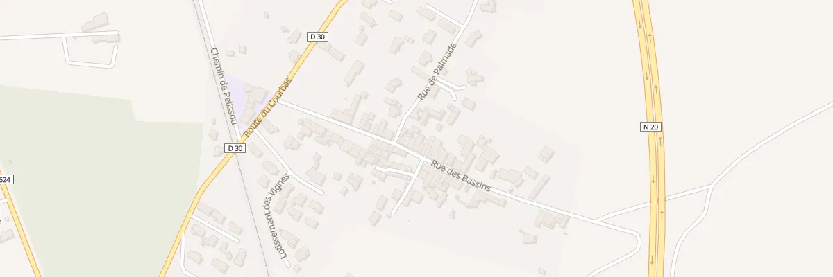 Plan du 23 Rue des Bassins à Varilhes