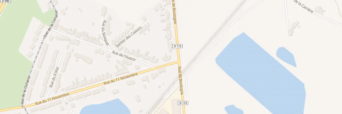 Plan du 1 Rue du Onze Novembre à Nesles