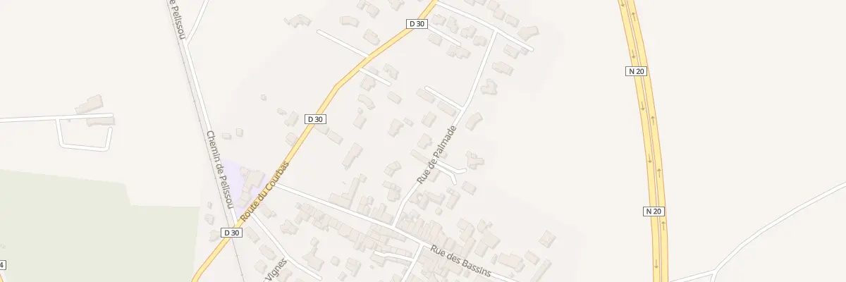 Plan du 9 Rue de Palmade à Varilhes