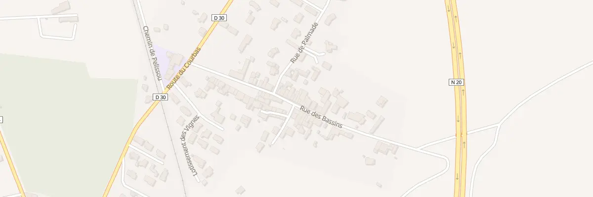 Plan du 29 Rue des Bassins à Varilhes