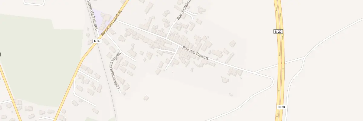 Plan du 44 Rue des Bassins à Varilhes