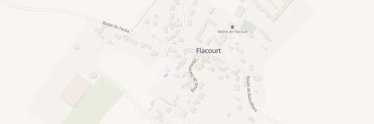 Plan du 2 Rte de Dammartin à Flacourt