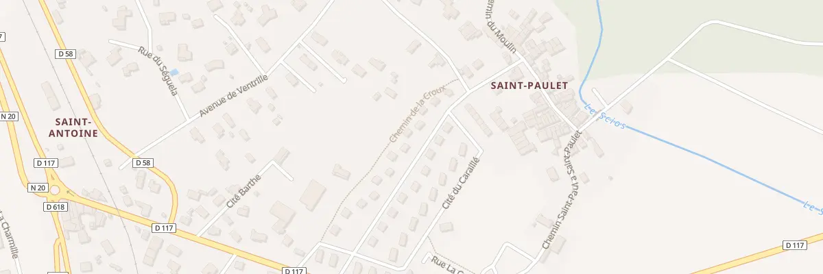 Plan du 14 Cité du Caraillé à Saint-Paul-de-Jarrat
