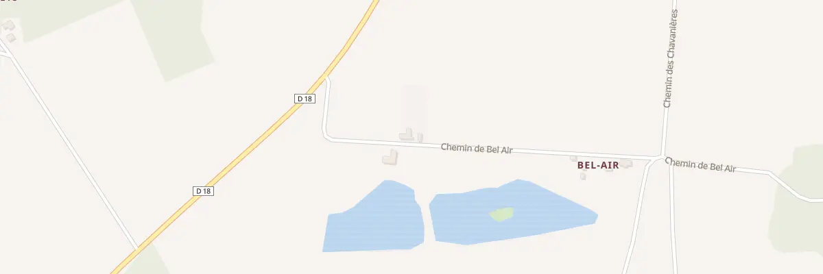 Plan du 871 Che de Bel Air à Dhuizon