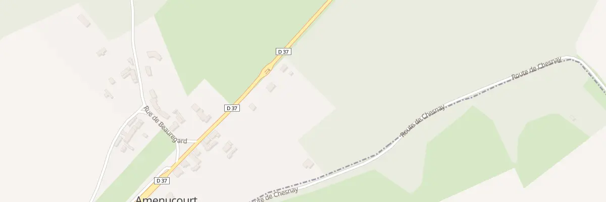 Plan du 20 Rte de Saint Leger à Amenucourt