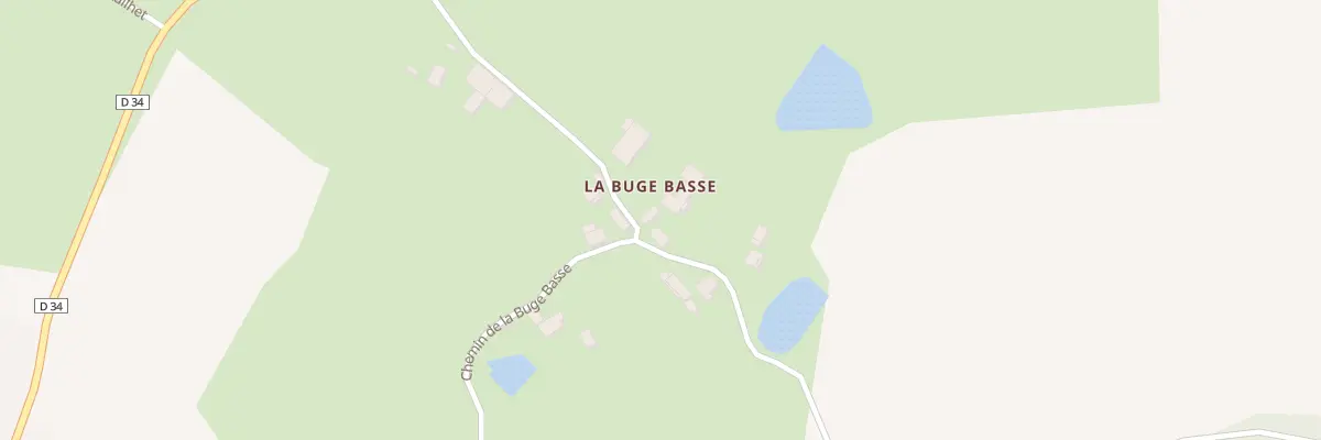 Plan du 5092 La Buge Basse à Lagraulière