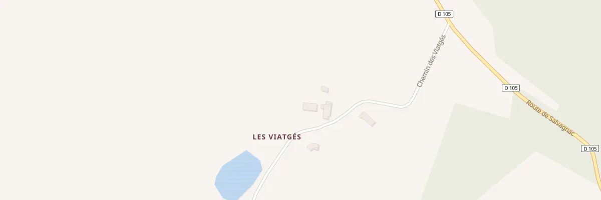 Plan du 316 Che des Viatgés à La Sauzière-Saint-Jean