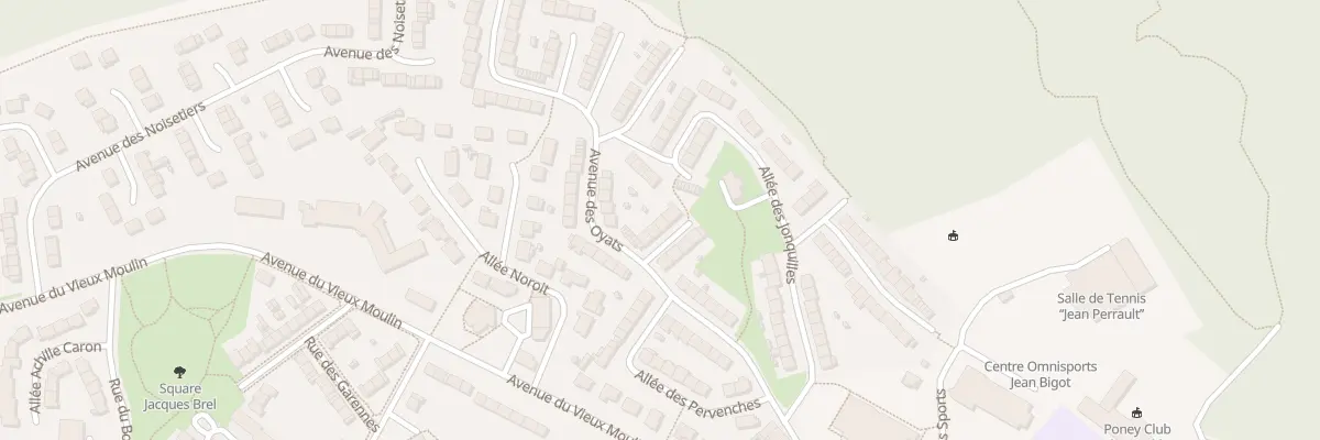Plan du 5 All des Violettes à Étaples