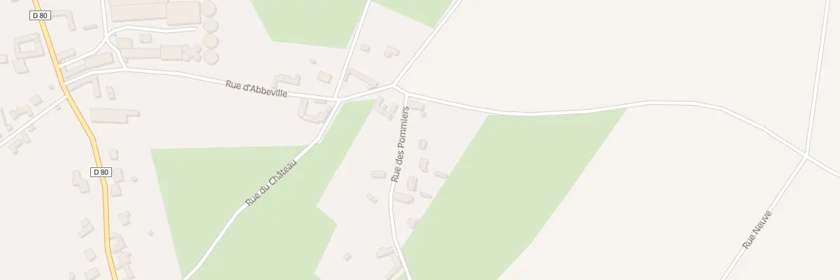 Plan du 1 Rue des Pommiers à Franleu