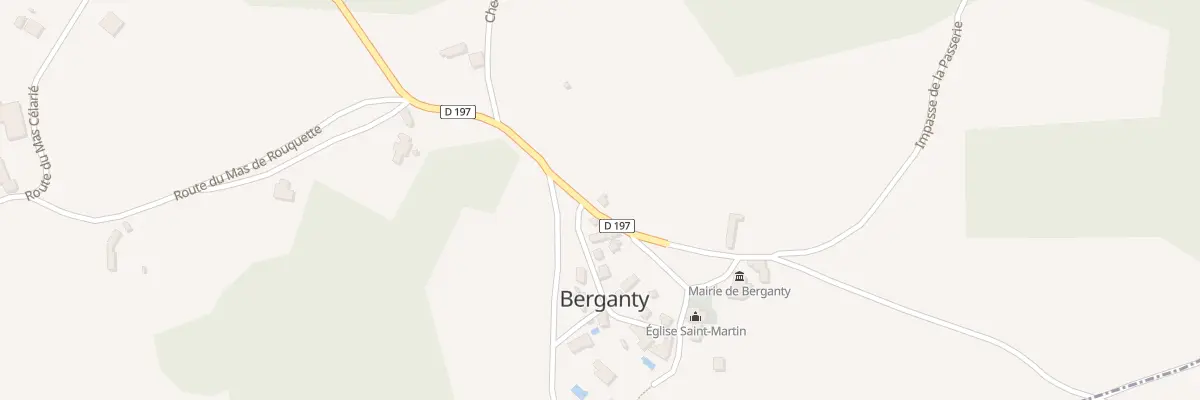 Plan du 55 Rte de la Passerie à Berganty