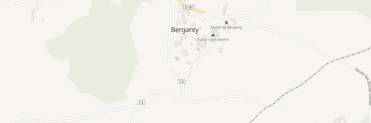 Plan du 5771F Berganty à Berganty