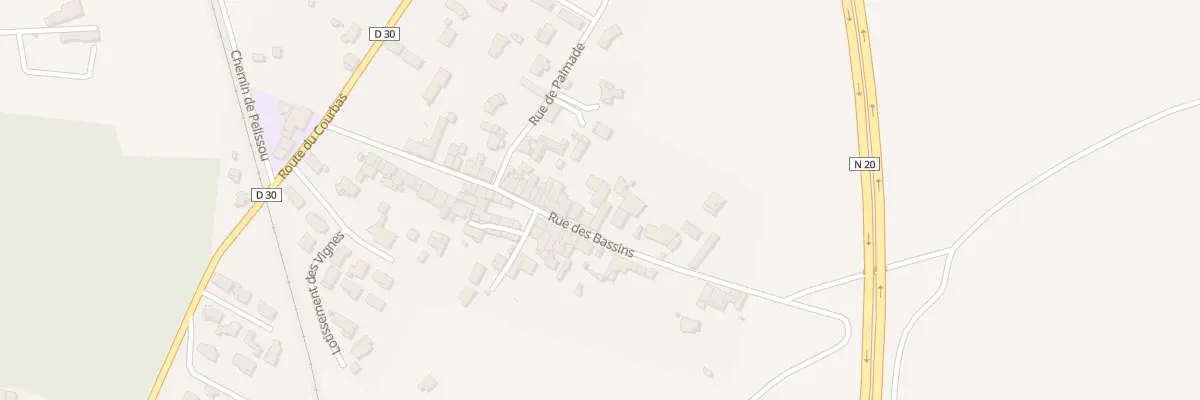 Plan du 41 Rue des Bassins à Varilhes