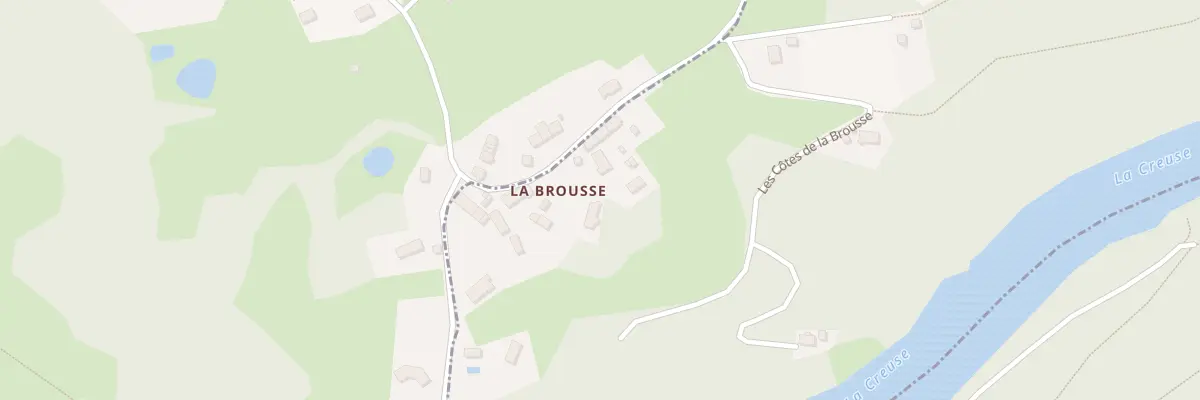 Plan du 5495 La Brousse à Crozant