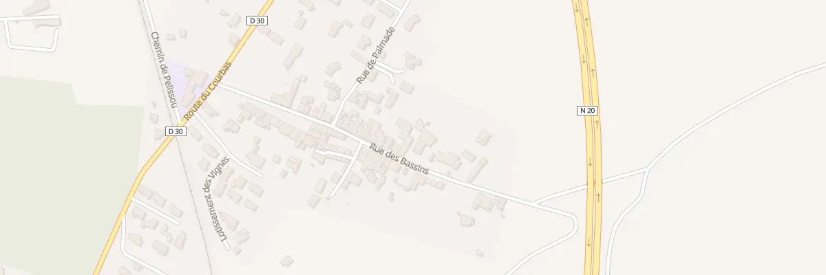 Plan du 43 Rue des Bassins à Varilhes