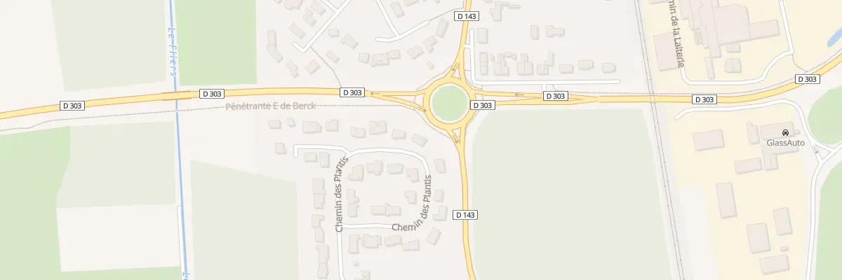 Plan du 65 Che des Plantis à Verton