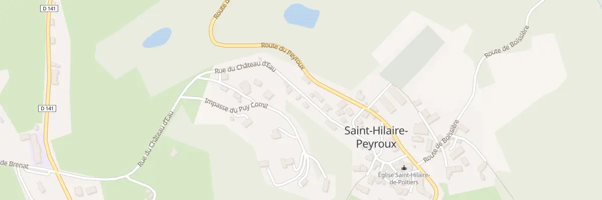 Plan du 251 Rue du Château d’Eau à Saint-Hilaire-Peyroux