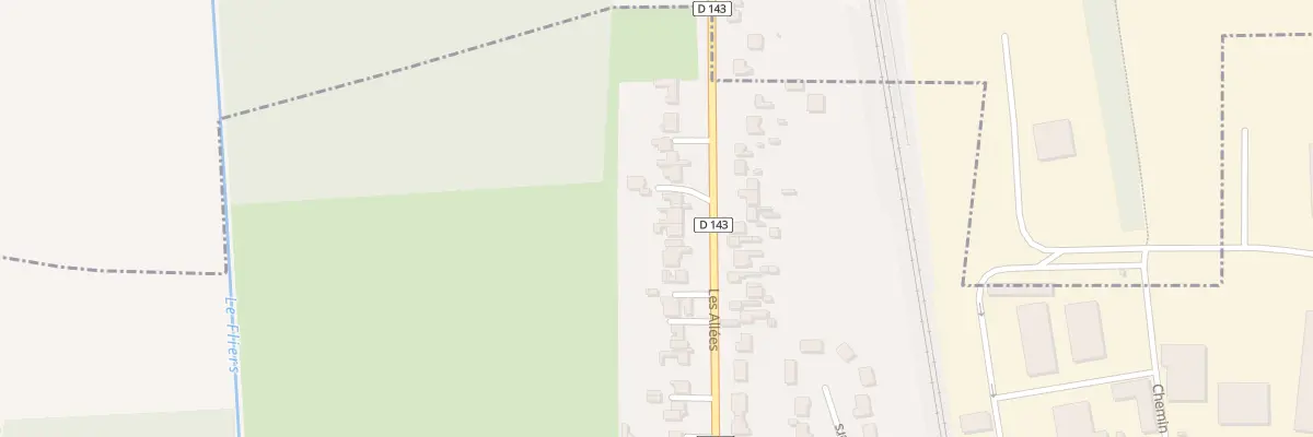 Plan du 25 Vc Les Allees à Verton