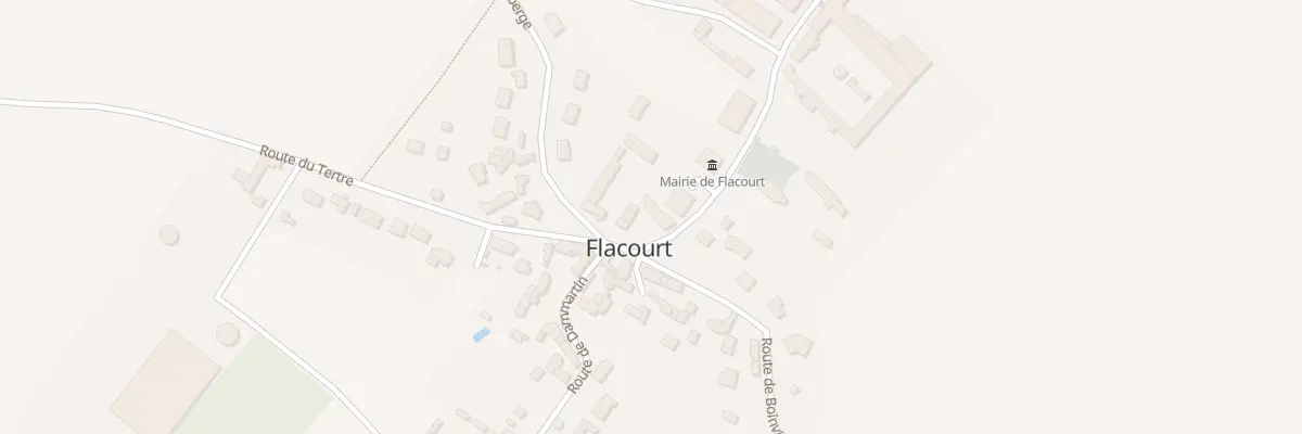 Plan du 3 Pl de la Mairie à Flacourt