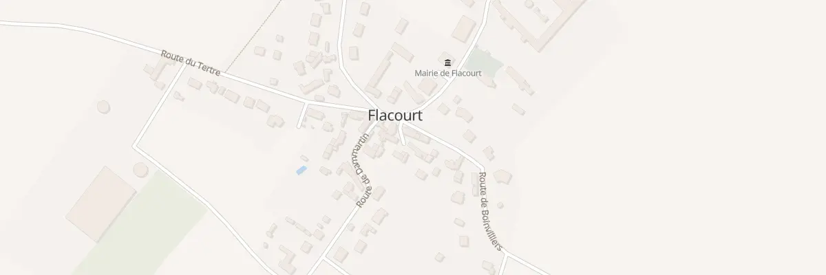 Plan du 2 Rte de Boinvilliers à Flacourt