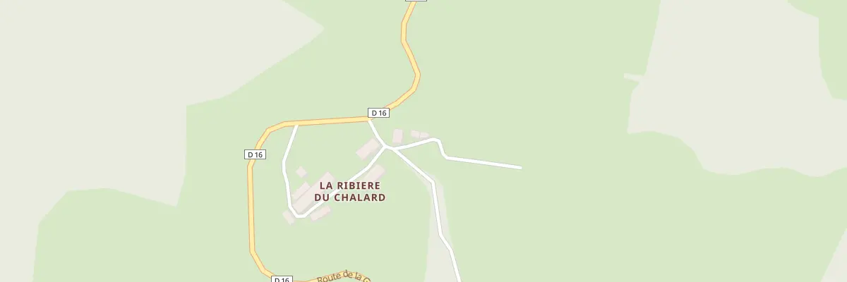 Plan du 5271 La Ribiere à Bujaleuf