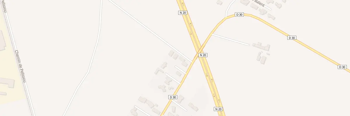 Plan du 39 Rte du Courbas à Varilhes