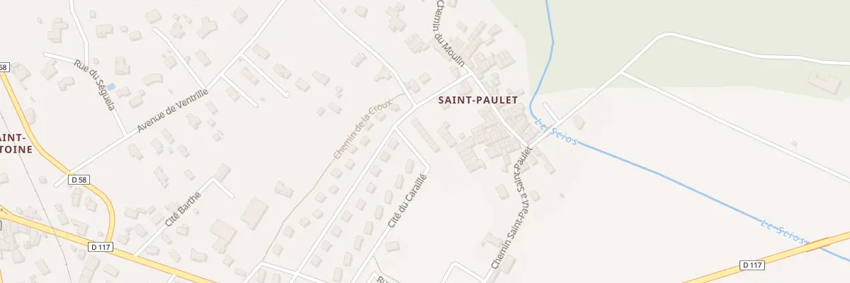 Plan du 38 Cité du Caraillé à Saint-Paul-de-Jarrat