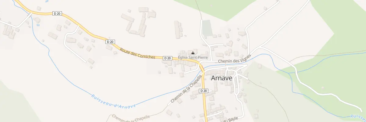Plan du 38 Rte des Corniches à Arnave