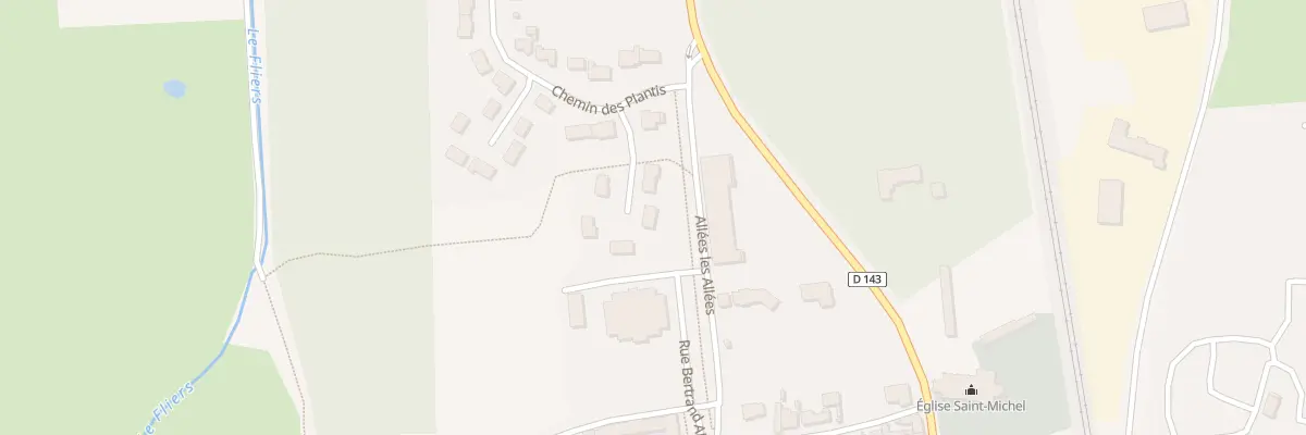 Plan du 5 Che des Plantis à Verton