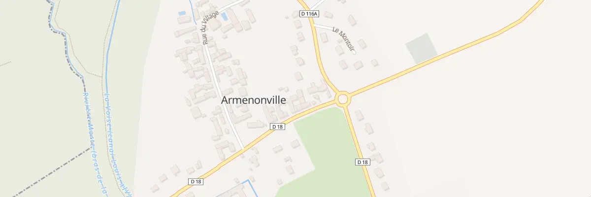 Plan du 17 Rue de l’Eglise à Bailleau-Armenonville