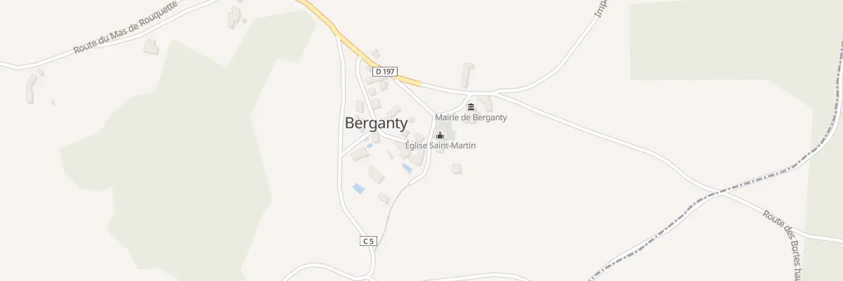 Plan du 5002 Berganty à Berganty